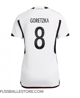 Günstige Deutschland Leon Goretzka #8 Heimtrikot Damen WM 2022 Kurzarm